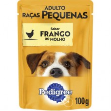 Sachê Pedigree Adulto Frango Raças Pequenas 100g